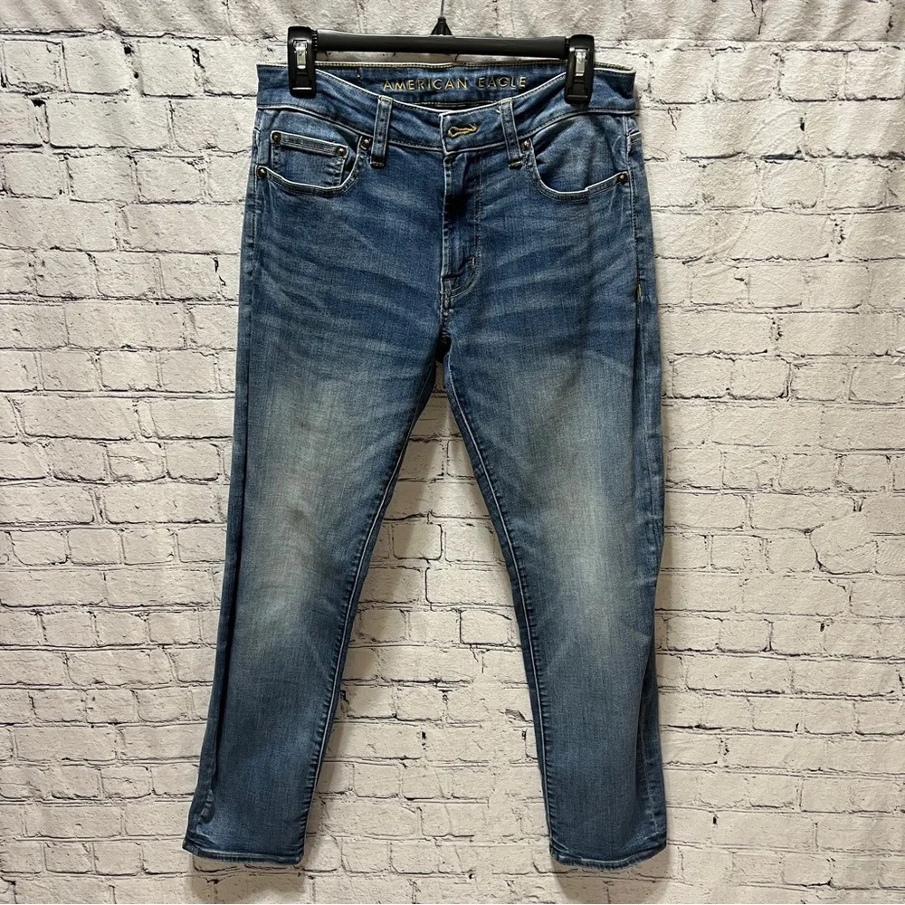 AMERICAN EAGLE  Mens Next Level Flex Slim Straight Jeans 30 x 30
